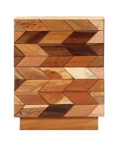 Table de chevet 40 x 30 x 50 cm Bois de récupération massif