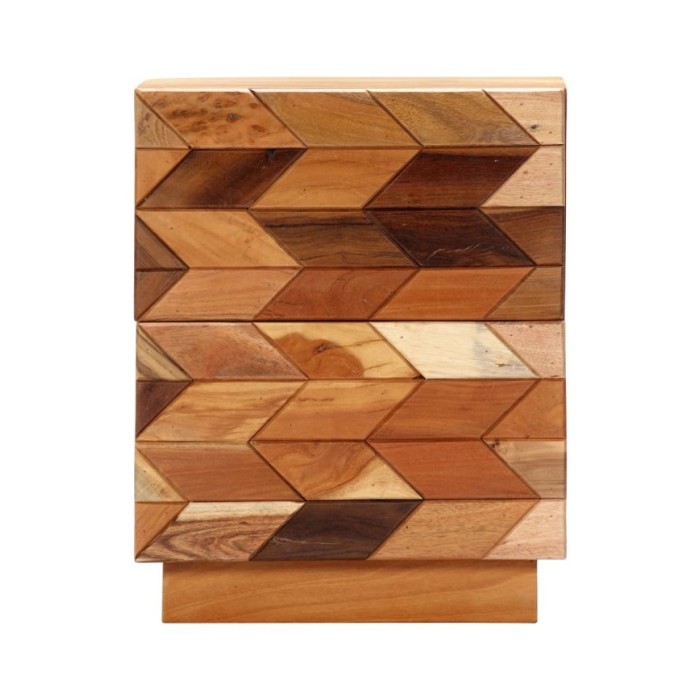 Table de chevet 40 x 30 x 50 cm Bois de récupération massif