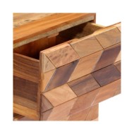 Table de chevet 40 x 30 x 50 cm Bois de récupération massif