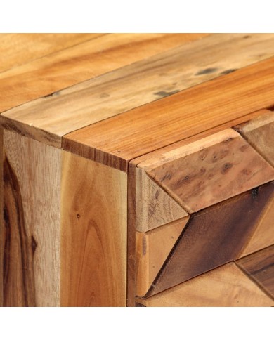 Table de chevet 40 x 30 x 50 cm Bois de récupération massif
