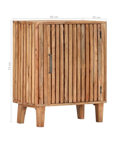 Buffet 60 x 35 x 73 cm Bois d'acacia massif