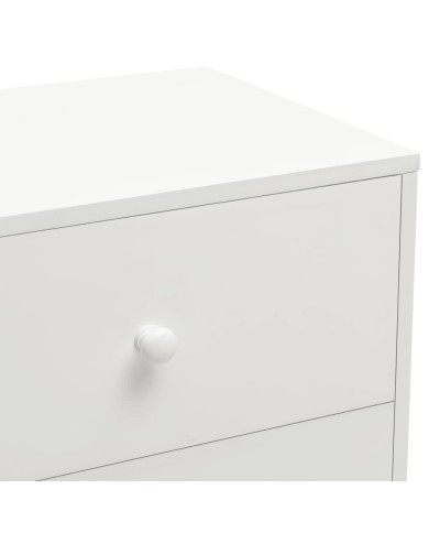 Tables de chevet 2 pcs Blanc 40 x 30 x 50 cm Pin massif