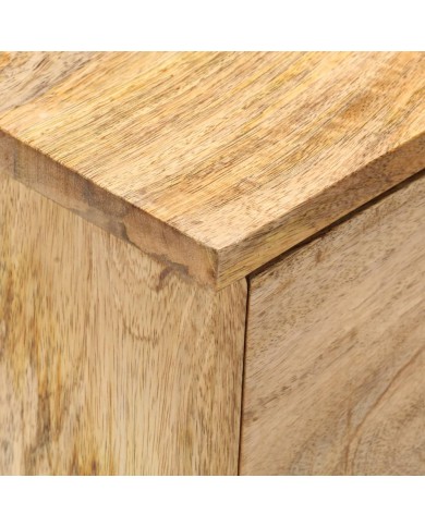 Table de chevet 40x35x55 cm Bois de manguier solide