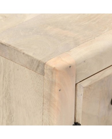 Table de chevet 40x30x50 cm Bois de manguier massif
