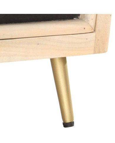 Table de chevet 40x30x50 cm Bois de manguier massif