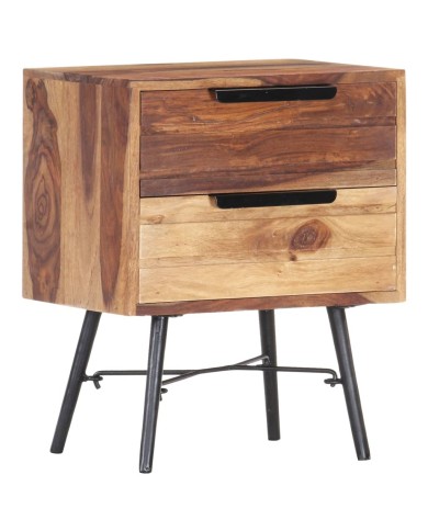 Table de chevet 40 x 30 x 50 cm Bois massif