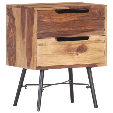 Table de chevet 40 x 30 x 50 cm Bois massif