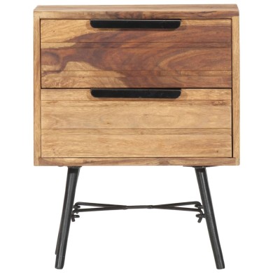 Table de chevet 40 x 30 x 50 cm Bois massif