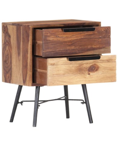 Table de chevet 40 x 30 x 50 cm Bois massif