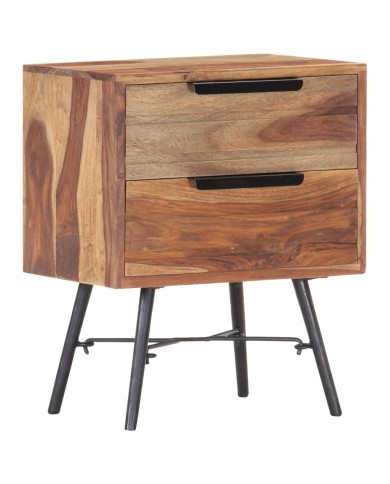 Table de chevet 40 x 30 x 50 cm Bois massif
