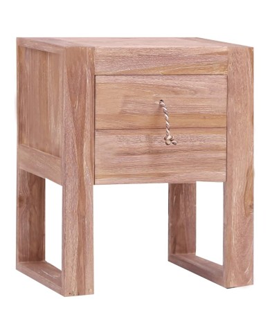 Table de chevet 40 x 30 x 50 cm Bois de teck solide