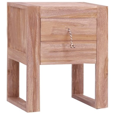 Table de chevet 40 x 30 x 50 cm Bois de teck solide