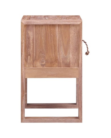 Table de chevet 40 x 30 x 50 cm Bois de teck solide
