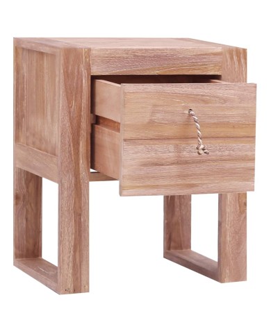 Table de chevet 40 x 30 x 50 cm Bois de teck solide