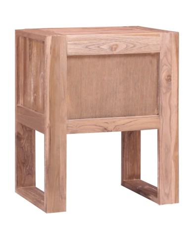 Table de chevet 40 x 30 x 50 cm Bois de teck solide
