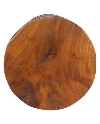 Table de chevet 30x30x45 cm Bois de teck massif