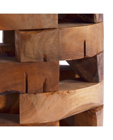 Table de chevet 30x30x45 cm Bois de teck massif