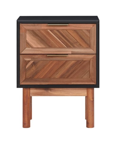 Table de chevet 40x30x53 cm Bois d'acacia solide et MDF