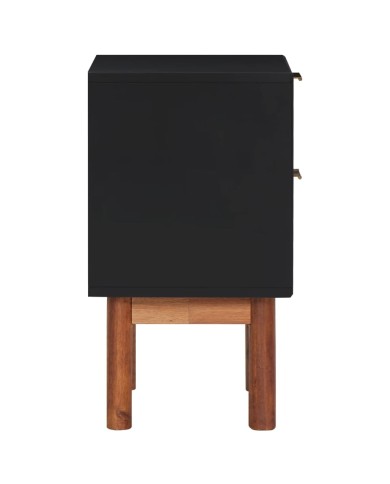Table de chevet 40x30x53 cm Bois d'acacia solide et MDF