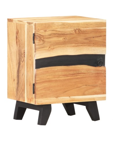Table de chevet 40x30x51 cm Bois d'acacia massif