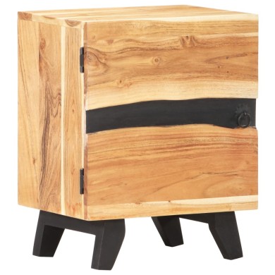Table de chevet 40x30x51 cm Bois d'acacia massif