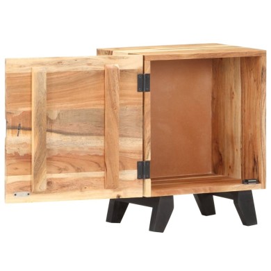 Table de chevet 40x30x51 cm Bois d'acacia massif