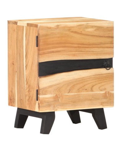 Table de chevet 40x30x51 cm Bois d'acacia massif