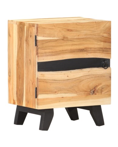 Table de chevet 40x30x51 cm Bois d'acacia massif