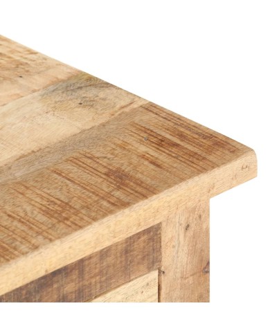 Table de chevet 40x30x50 cm Bois de manguier brut