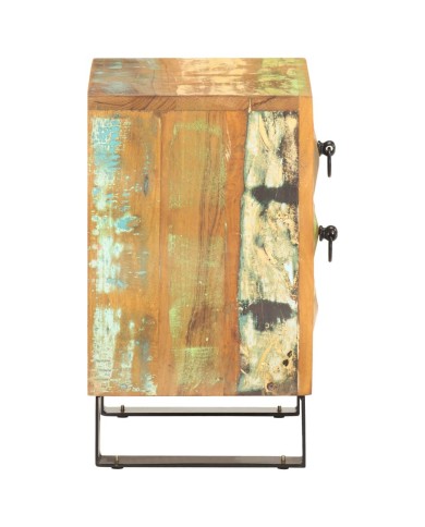 Table de chevet 40x30x50 cm Bois de récupération massif