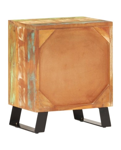 Table de chevet 40x30x50 cm Bois de récupération massif