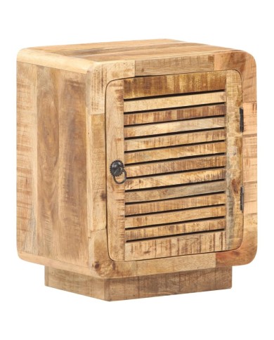 Table de chevet 40x30x50 cm Bois de manguier brut