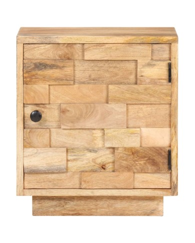 Table de chevet 40x30x45 cm Bois de manguier solide