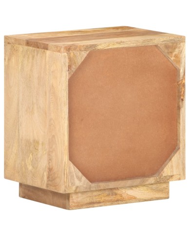 Table de chevet 40x30x45 cm Bois de manguier solide