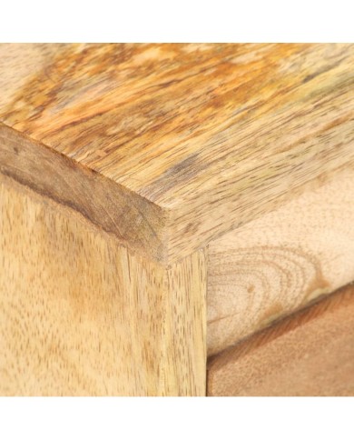 Table de chevet 40x30x45 cm Bois de manguier solide