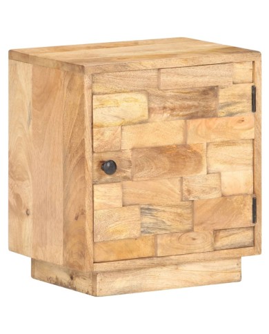 Table de chevet 40x30x45 cm Bois de manguier solide