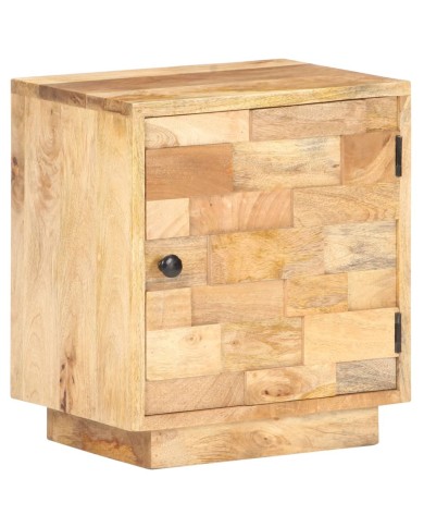 Table de chevet 40x30x45 cm Bois de manguier solide