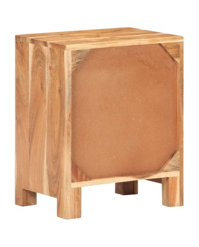 Table de chevet 40x30x50 cm Bois d'acacia massif
