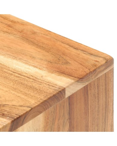 Table de chevet 40x30x50 cm Bois d'acacia massif