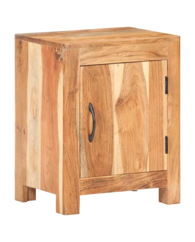 Table de chevet 40x30x50 cm Bois d'acacia massif