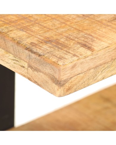 Table de chevet 50x40x40 cm Bois de manguier brut