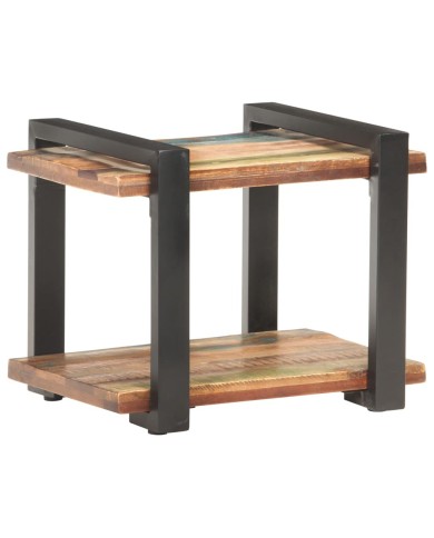 Table de chevet 50x40x40 cm Bois de récupération massif