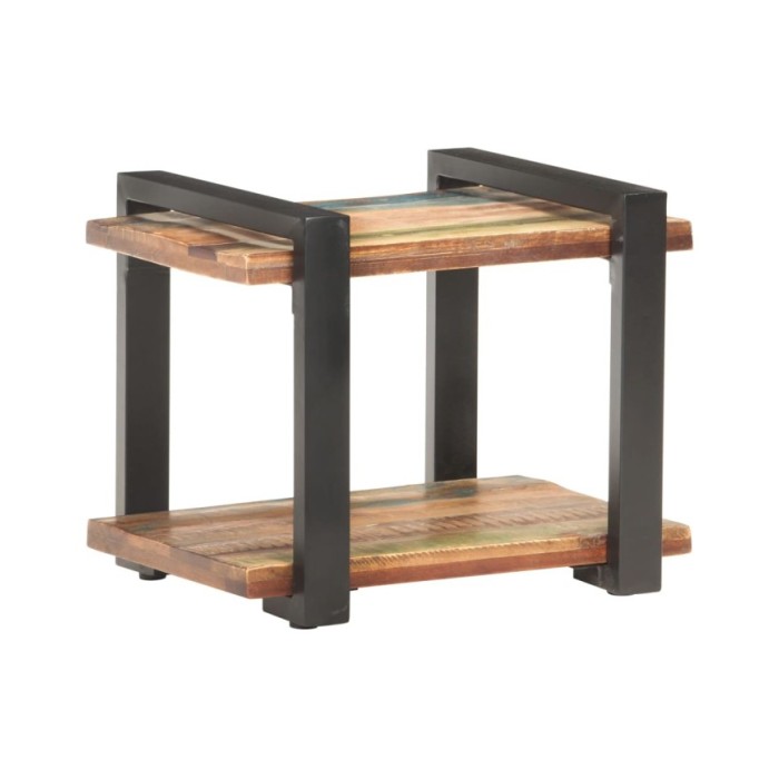 Table de chevet 50x40x40 cm Bois de récupération massif