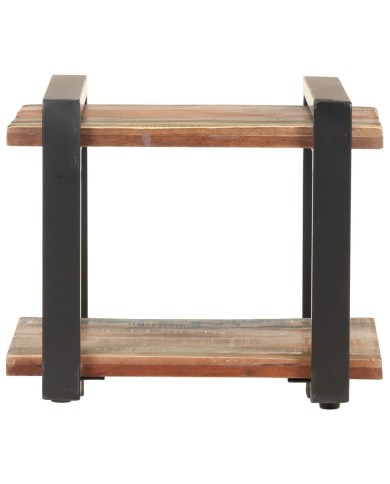 Table de chevet 50x40x40 cm Bois de récupération massif