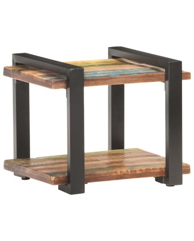 Table de chevet 50x40x40 cm Bois de récupération massif