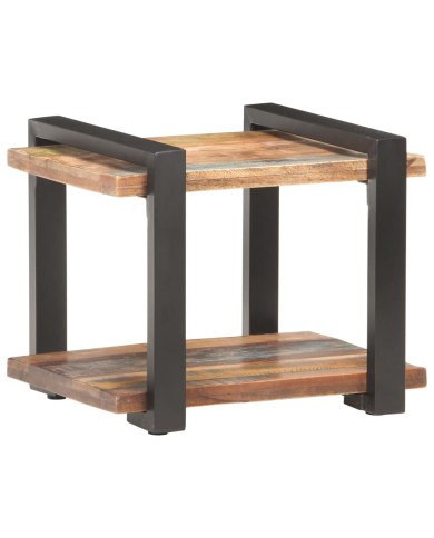 Table de chevet 50x40x40 cm Bois de récupération massif