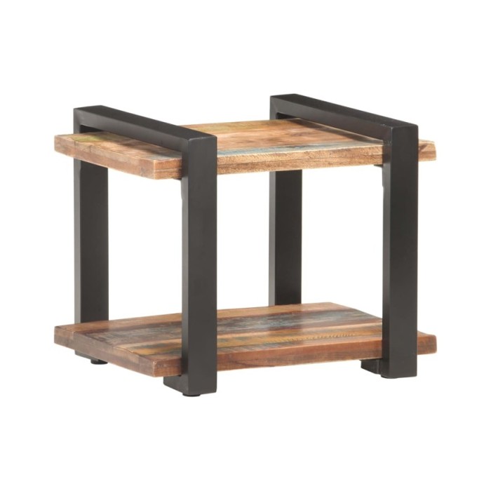 Table de chevet 50x40x40 cm Bois de récupération massif