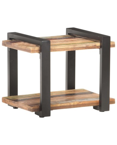 Table de chevet 50x40x40 cm Bois de récupération massif