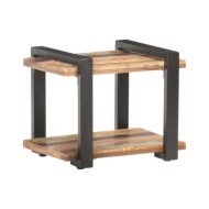 Table de chevet 50x40x40 cm Bois de récupération massif