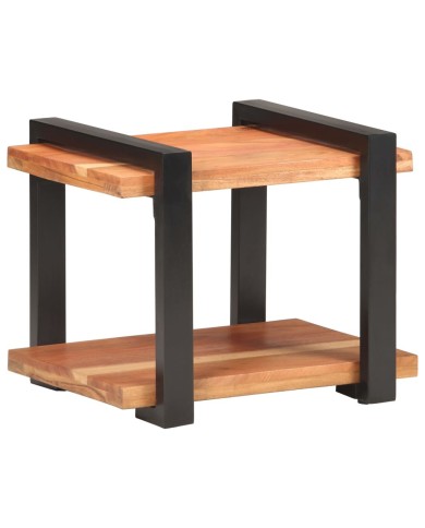 Table de chevet 50x40x40 cm Bois d'acacia massif